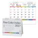  King корпорация настольный календарь Five Color Index KC002 1 шт. 