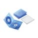 [ outlet ] Elecom Blu-ray диск кейс (2 шт. входит ) прозрачный голубой CCD-BLU203CBU 1 шт (3 упаковка )