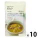  Muji Ryohin материалы . сырой . сделал карри зеленый 180g(1 порции ) 1 комплект (1 пакет ×10) хорошая вещь план ( Itioshi )