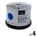 ���C������ CD-R ���y�p 80�� �X�s���h���P�[�X �z���C�g���C�h�v�����^�u�� TYCR80YMP50SP 4�P�[�X�i50���~4�j