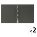  Muji Ryohin жнец -A5 20 дыра темно-серый 1 комплект (2 шт. ) хорошая вещь план 