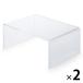  Muji Ryohin акрил перегородка полки маленький примерно ширина 26× глубина 17.5× высота 10cm 1 комплект (2 шт ) хорошая вещь план 
