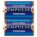 TOSHIBA одиночный 1 форма щелочные батарейки Impulse LR20H 2KP 1 упаковка 