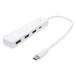 [ outlet ]na бегемот cocos nucifera USB2.0 3 порт ступица PD100W соответствует белый USH-CA20P/WH 1 шт 
