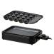 YAMAZEN плита 1000W 2 листов комплект flat поверхность & takoyaki plate фтор обработка съемный YHA-W102(B) 1 шт. 
