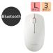 Bluetooth мышь беспроводной беспроводной 3 кнопка белый M-LE10BRXWH Elecom 1 шт 