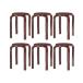  Smile из дерева раунд табурет ( Brown ) YRS-405(BR) 1 коробка (6 ножек входить )