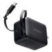  Elecom USB зарядное устройство модель C наматывать брать . тип кабель цельный 35W черный EC-AC12835BK 1 шт 