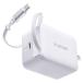  Elecom USB зарядное устройство модель C наматывать брать . тип кабель цельный 35W белый EC-AC12835WH 1 шт 