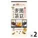 ... Hokkaido производство черная соя ячменный чай чайный пакетик 1 комплект (30 сумка ×2)
