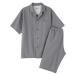 SALE Muji Ryohin мужской джентльмен ... футбол ткань короткий рукав пижама джентльмен XL серый хорошая вещь план 