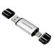 [2 шт и больше ..tok!]GIGASTONE USB память 64GB USBTypeA-C2in1 USB2.0 GJU2-SP-AC44S64GB 1 шт 