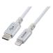 iPhone зарядка кабель USB-C to подсветка 1m высокая прочность белый MPA-CLECS10WH 1 шт Elecom 