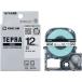  Tepra TEPRA PRO[ оригинальный ] лента стандартный ширина 12mm белый этикетка ( чёрный знак ) SS12K 1 шт King Jim 