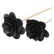WOOD FLOWER/ дерево цветок (2P) Rose серый LAKOLE/lakore