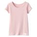 SALE Muji Ryohin baby .... хлопок вырез лодочкой футболка [ внутренний ] baby 100 свет розовый хорошая вещь план 
