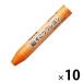  Pentel ... мелки одиночный цвет мандарин ..10 шт PTCG-T02