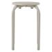  Muji Ryohin steel труба старт  King табурет теплый серый ширина 28.5× глубина 28.5× высота 45cm хорошая вещь план 