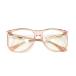 [ б/у ]GUCCI Gucci мелкие вещи солнцезащитные очки женский GG0263S 007 прозрачный orange серия 