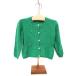 [ used ]MARNI Marni child clothes Kids tops cardigan green autumn winter girl 2 -years old . price cut 