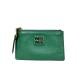 [ б/у ]miumiu MiuMiu мелкие вещи монета футляр для карточек кожа зеленый 5MB060 женский 