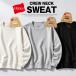 Hanes SWEATS тренировочный футболка разделение nz вырез лодочкой длинный рукав одноцветный 10.5oz shiro kuro moku чёрный серый 