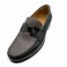 HERMES Hermes мокасины keneti кожа Loafer обувь 192573ZH черный Brown размер 40 25cm мужской [ б/у ]