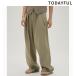 GW. отправка в тот же день /TODAYFUL Today полный Tuck Wide Trousers 12610714 26SS 2026 весна лето отмена возвращенние товара не возможно 