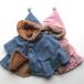 SALE 50%OFF манто внешний La stella BIG цвет обратная сторона боа baby манто голубой розовый 70-80cm 80-90cm детская одежда защищающий от холода 2022AW