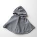 SALE 50%OFF пончо манто детская одежда ampersand premier.. san вязаный детское пончо серый 60~80cm 2023AW