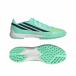 adidas Adidas F50 HYPERFAST LEAGUE TF Pal s мята / core черный KJ3435 FINAL RUSH PACK футбол тренировочная обувь 
