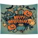  гобелен Halloween party настенный . салон орнамент ткань стенка ткань интерьер (C, 73x95cm)