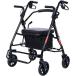  коляска для пожилых ходьба машина assist War машина высота настройка возможно складной возможно ручная тележка Q08H-01 MDM(black)