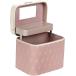  несессер ящик для косметики cosme box мелкие вещи tray зеркало есть rose x "теплый" белый ( белый )