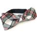  сделано в Японии Британия проверка tartan проверка можно выбрать 4 цвет желтохвост салфетка хлопок бабочка галстук ( белый )