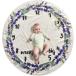  baby фотосъемка простыня фотосъемка одеяло месяц . фото новорожденный празднование рождения фон ткань фотография рост регистрация ( лаванда Circle, 1 шт (x 1))