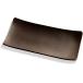 atelierCODEL кожа tray бардачок 1 листов. кожа из работник . форма произведение . искусство .. искривление линия натуральная кожа довольно большой ( темно-коричневый, прямоугольный )
