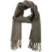  шерсть 100% теплый Basic . muffler 165cmx31cm( угольно-серый, Free Size)
