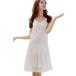 V шея гонки неглиже Night одежда slip белый ( белый, Free Size)