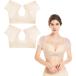  пот бок накладка пот всасывание женский одного цвета 2 шт. комплект внутренний супер ультратонкий сетка материалы нижнее белье накладка имеется внутренний тонкий впитывание пота ( бежевый, M)
