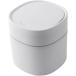  настольный мусорная корзина Mini крышка имеется маленький модный туалет уборная кухня маленький размер ( белый, 13.5cm x 13.5cm x 14cm)