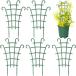  фигурная скобка садоводство шпалера цветок главный . растения фигурная скобка садоводство для фигурная скобка растения поддержка садоводство 6 шт. комплект ( зеленый )
