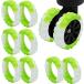  чемодан покрытие Carry чехол запасного колеса литейщик покрытие силикон 8 шт. комплект ( градация зеленый, Φ43-52x15mm)