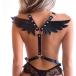  Harness ремень ангел. перо земля . серия аксессуары готический нога Harness Gothic and Lolita чёрный ( ангел. перо ( чёрный ), Free Size)