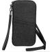  паспорт кейс удобный шея ниже 2Way унисекс оскфорд 300d с ремешком .(Black)