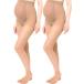  чулки 2 пар комплект женский хлеб -тактный производство передний .. для беременность средний беременность первый период ( натуральный бежевый, 150-165 Regular)