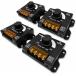 LED ������ �����X�C�b�` DC12-24V 30A �f�B�}�[�X�C�b�` �{�����[���� ���i�K���� 8�Z�b�g (BK,  4�Z�b�g)
