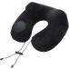  подушка для шеи самолет подушка для шеи насос тип мобильный подушка U type воздух 30 секунд ....* место хранения сумка есть легкий ...( черный, 31cmx31cm)