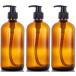  шампунь бутылка стекло заполняющий aroma соответствует янтарь бутылка алкоголь соответствует пустой контейнер ( янтарь ( янтарь цвет ), 500ml 3шт.@)