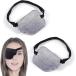  глаз obi одна сторона глаз модный I patch правый глаз левый глаз цельный затемнение защита маска для глаз 2 шт. комплект ( серый )